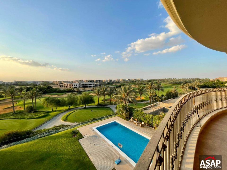 Apartment with Pool View for Rent in Katameya Dunes Apartment with Pool View for Rent in Katameya Dunes