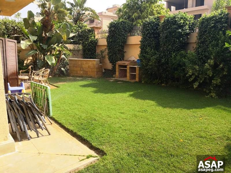 Twin House with Garden for Rent in Teba Compound - New Cairo Twin House with Garden for Rent in Teba Compound - New Cairo