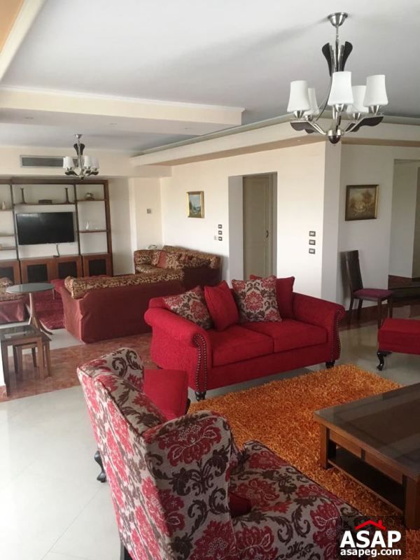 Furnished Apartment with Nile View in Dokki