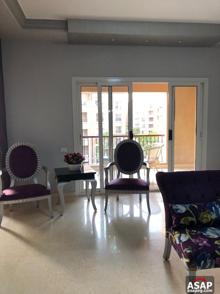 Apartment with Pool View for Rent in Katameya Plaza Apartment with Pool View for Rent in Katameya Plaza
