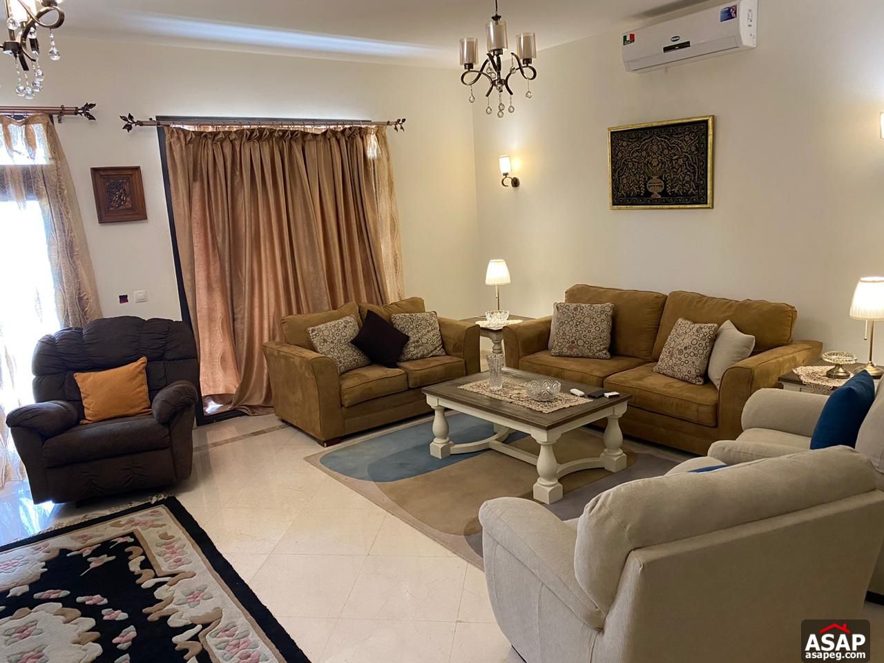 Furnished Ground for Rent in Mivida Emaar Furnished Ground for Rent in Mivida Emaar