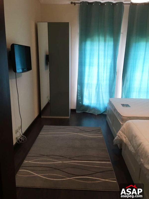 Furnished Apartment with Nice Balcony in Katameya Plaza Furnished Apartment with Nice Balcony in Katameya Plaza