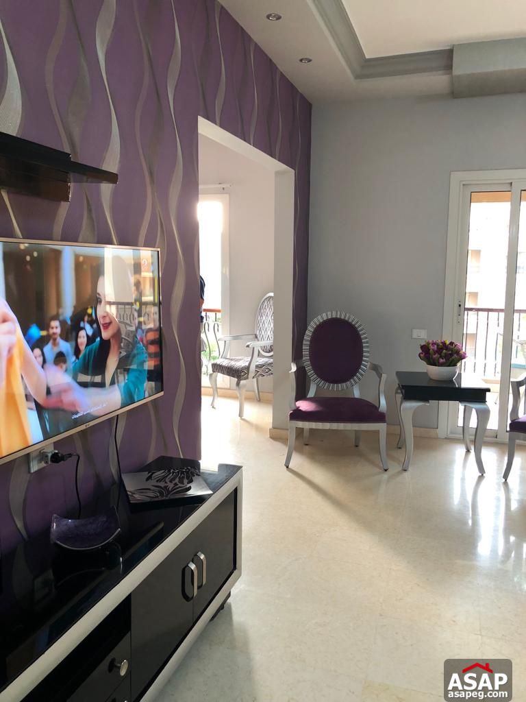 Apartment with Pool View for Rent in Katameya Plaza Apartment with Pool View for Rent in Katameya Plaza