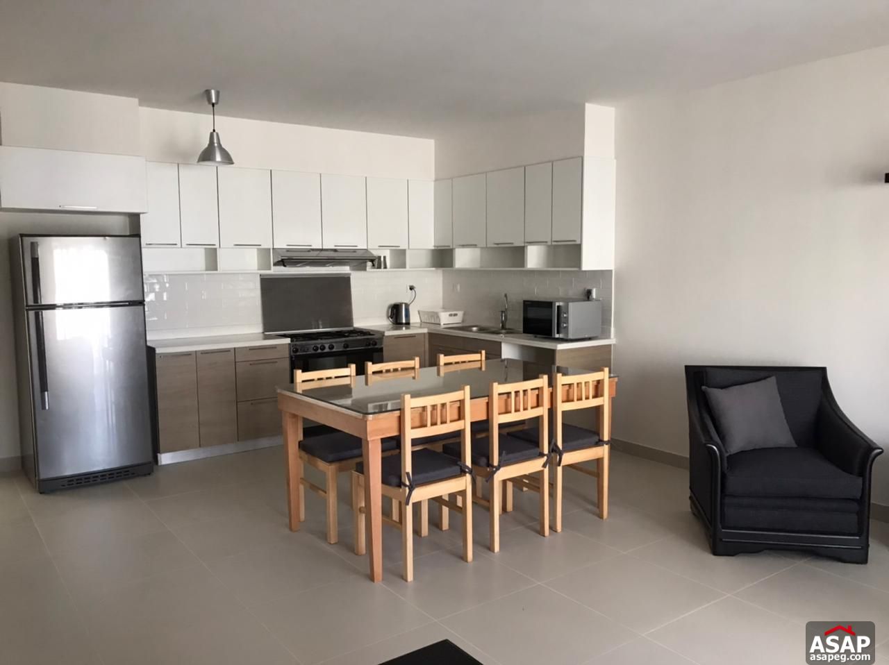 Furnished Chalet with Pool View for Sale in Marassi Furnished Chalet with Pool View for Sale in Marassi