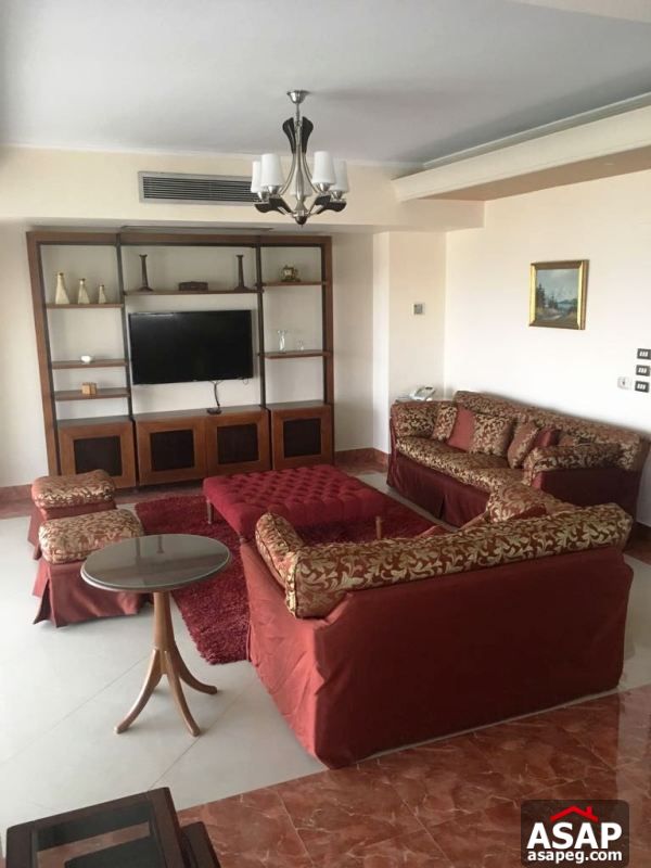 Furnished Apartment with Nile View in Dokki