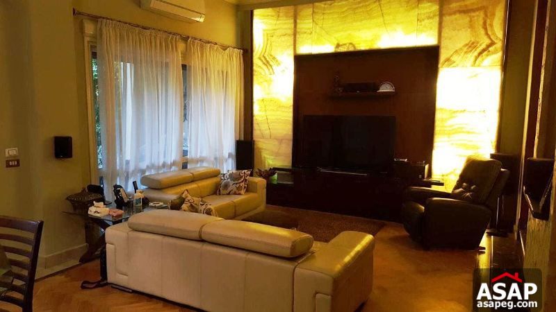 Furnished Villa with Big Garden for Rent in New Cairo Furnished Villa with Big Garden for Rent in New Cairo