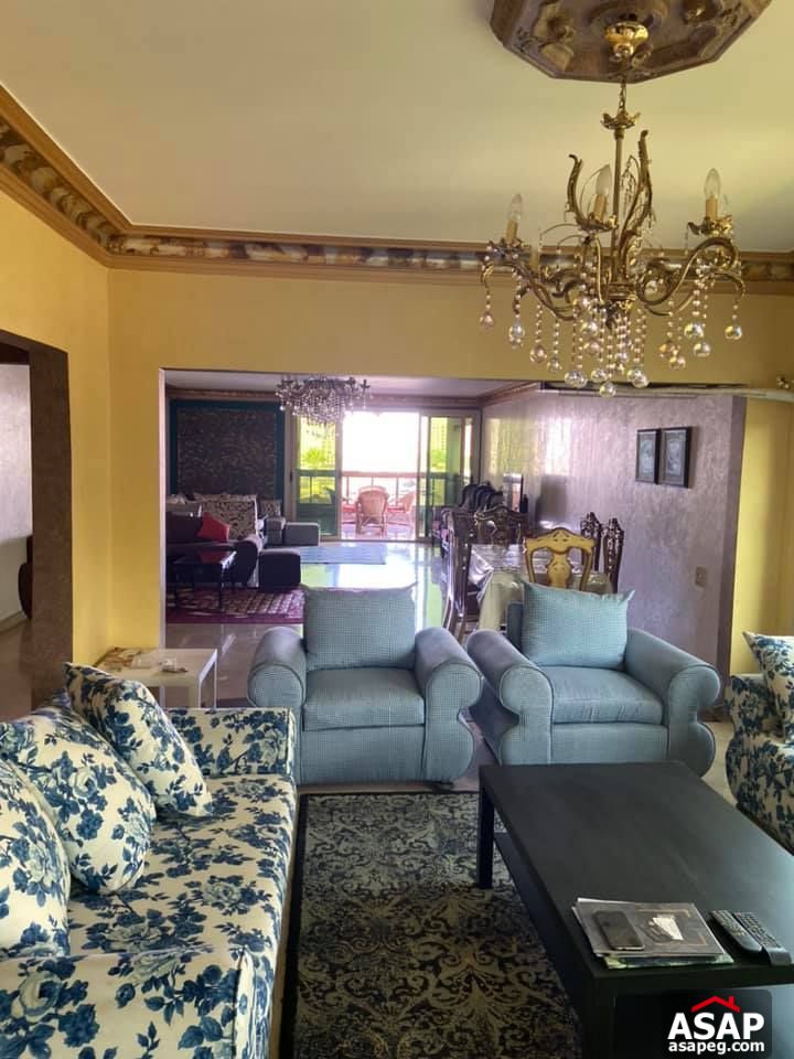 Flat with Nile View for Rent in Zamalek Flat with Nile View for Rent in Zamalek