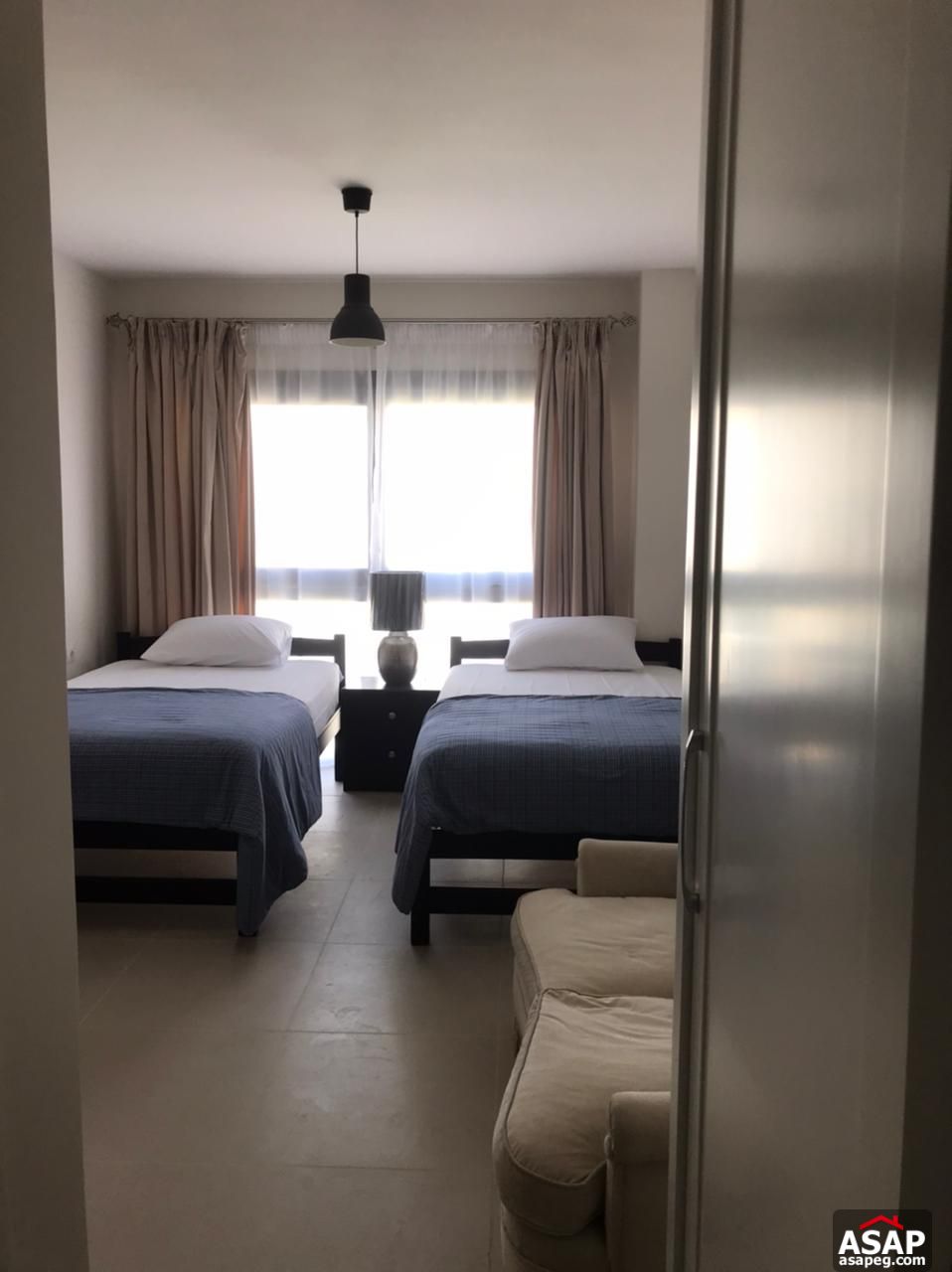 Furnished Chalet with Pool View for Sale in Marassi Furnished Chalet with Pool View for Sale in Marassi