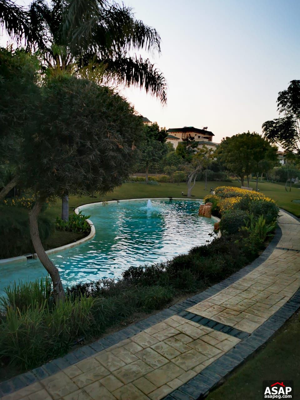 Twin House with Lake View in Land Mark Village - New Cairo Twin House with Lake View in Land Mark Village - New Cairo