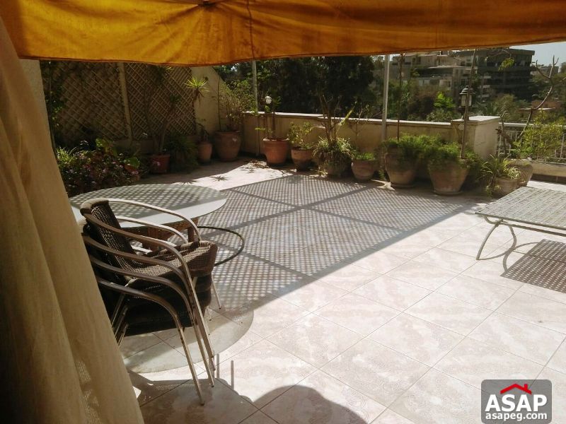 Furnished Roof for Rent in Sarayat EL Maadi
