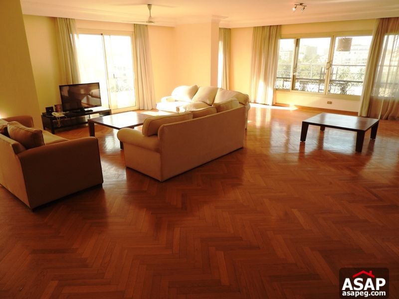 Furnished Apartment with Big Terrace in Maadi