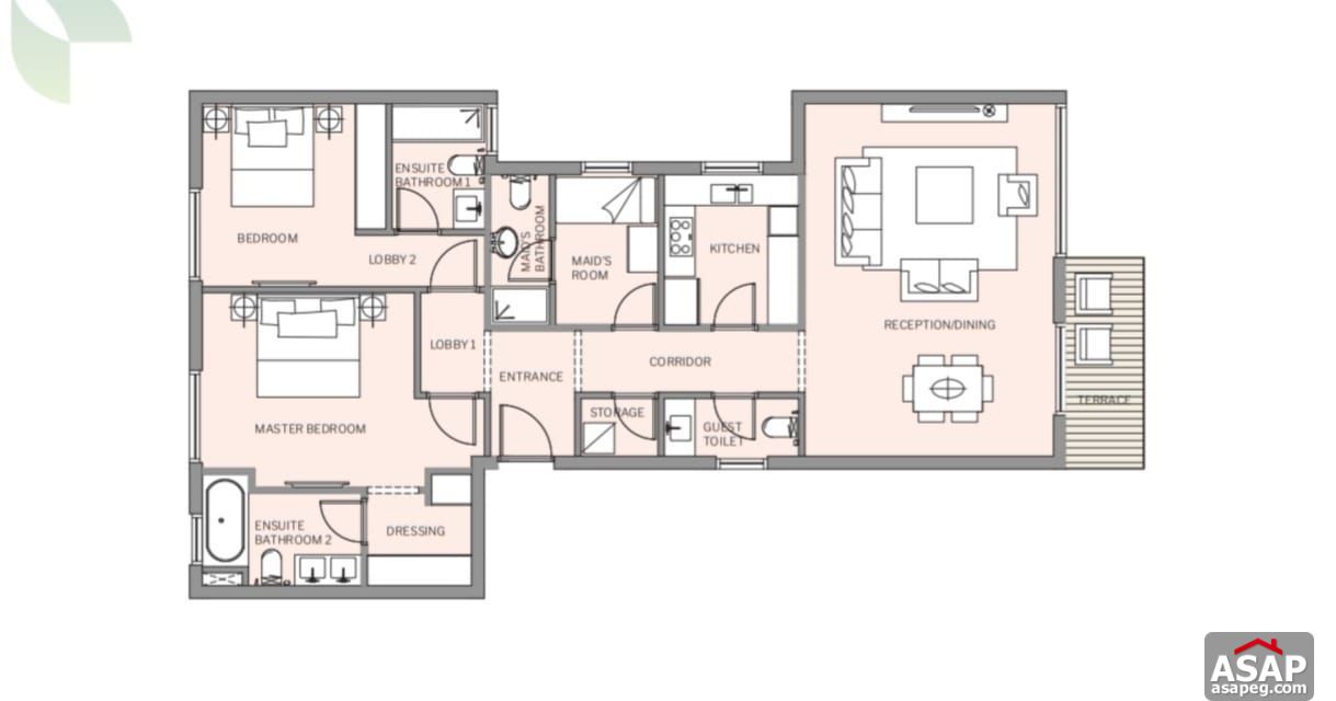 Apartment for Sale in Haptown Compound Apartment for Sale in Haptown Compound
