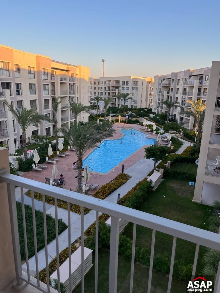 Furnished Chalet with Pool View for Sale in Marassi Furnished Chalet with Pool View for Sale in Marassi