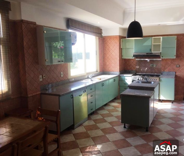 Villa with Garden for Rent in Katameya Heights Villa with Garden for Rent in Katameya Heights