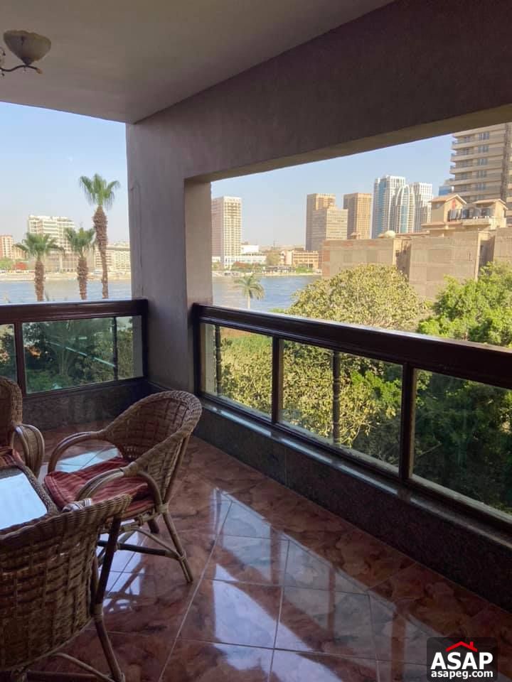 Flat with Nile View for Rent in Zamalek Flat with Nile View for Rent in Zamalek