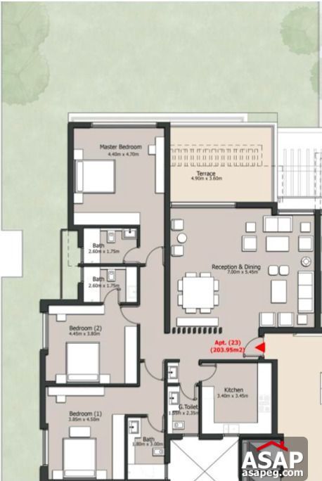 Ground Floor for Sale in Capital Gardens Palm Hills Ground Floor for Sale in Capital Gardens Palm Hills