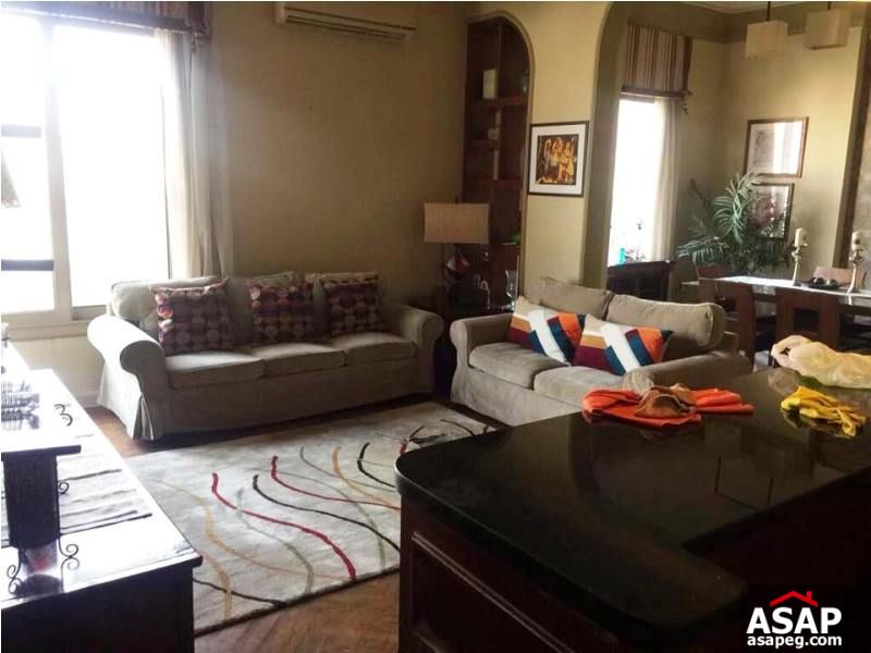 Apartment fully Furnished with 2 Rooms in Zamalek