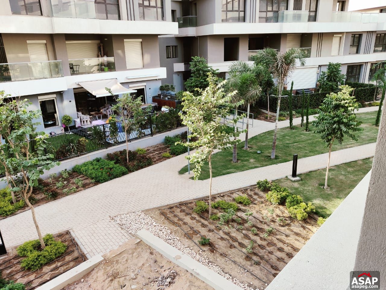 Apartment with Garden View for Rent in Villette Sodic Apartment with Garden View for Rent in Villette Sodic