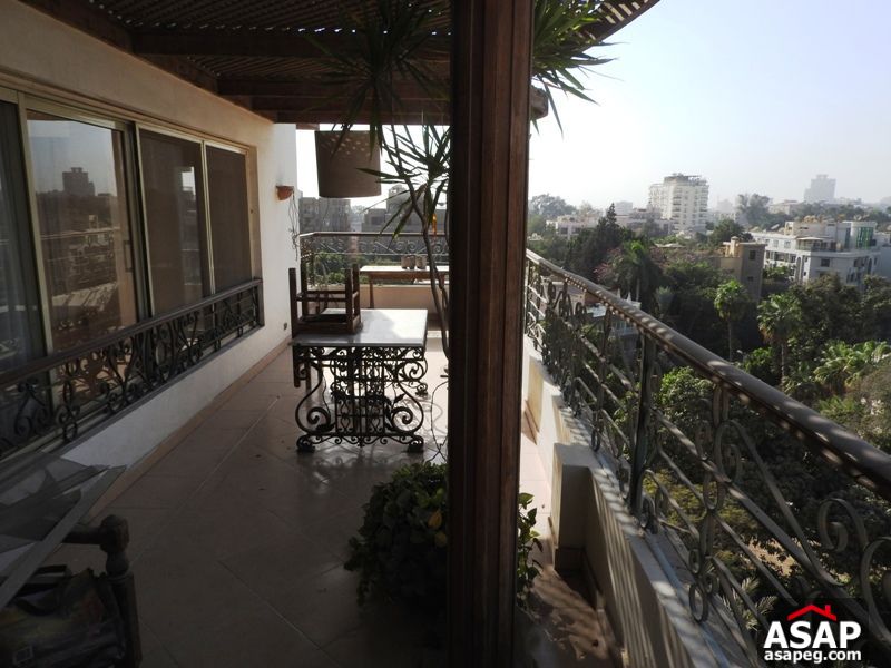 Furnished Apartment with Big Terrace in Maadi